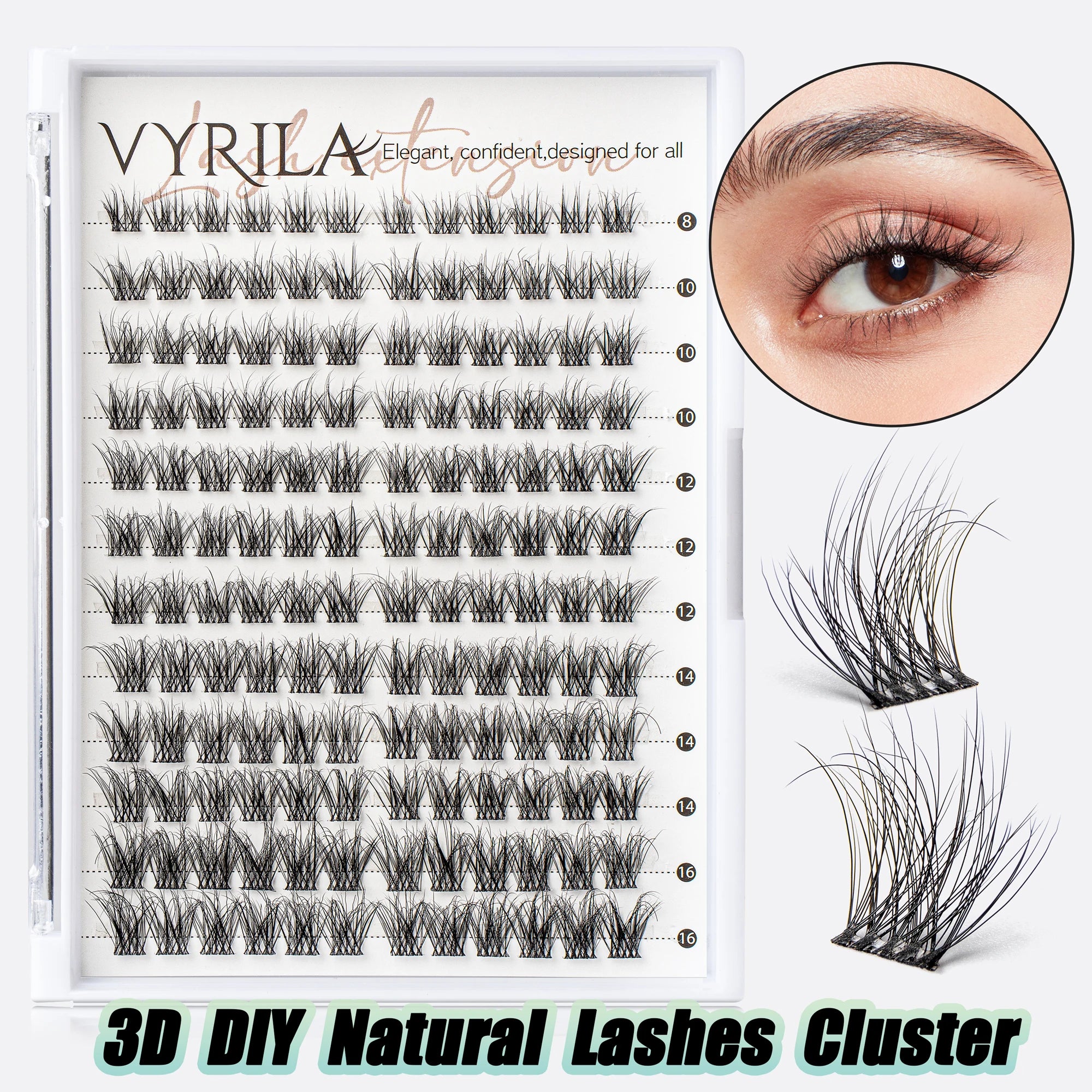 Everyday Natural Cluster Lash Kit