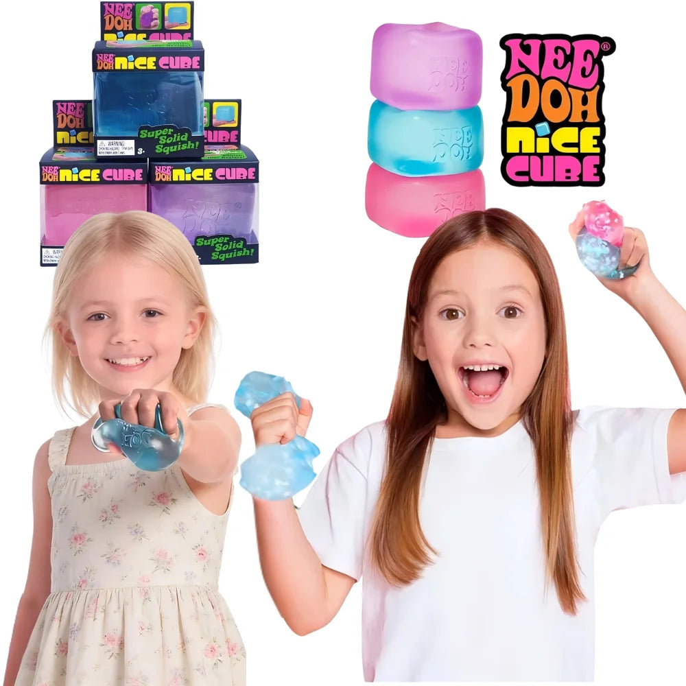 Jellyfish Stress Squish Cube Toy