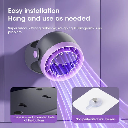 BreezeGlow Portable Mini Desk Fan