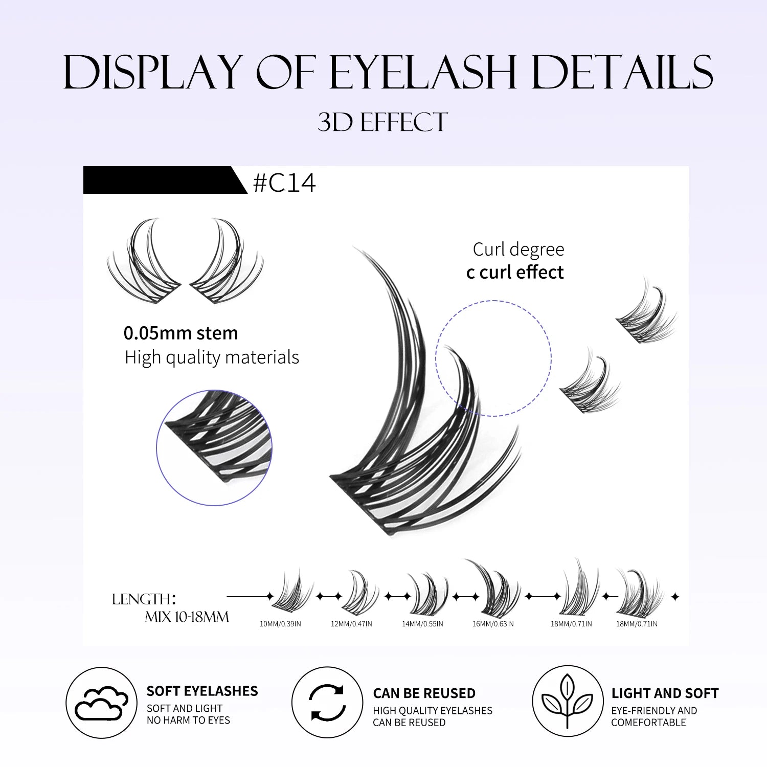 Everyday Natural Cluster Lash Kit